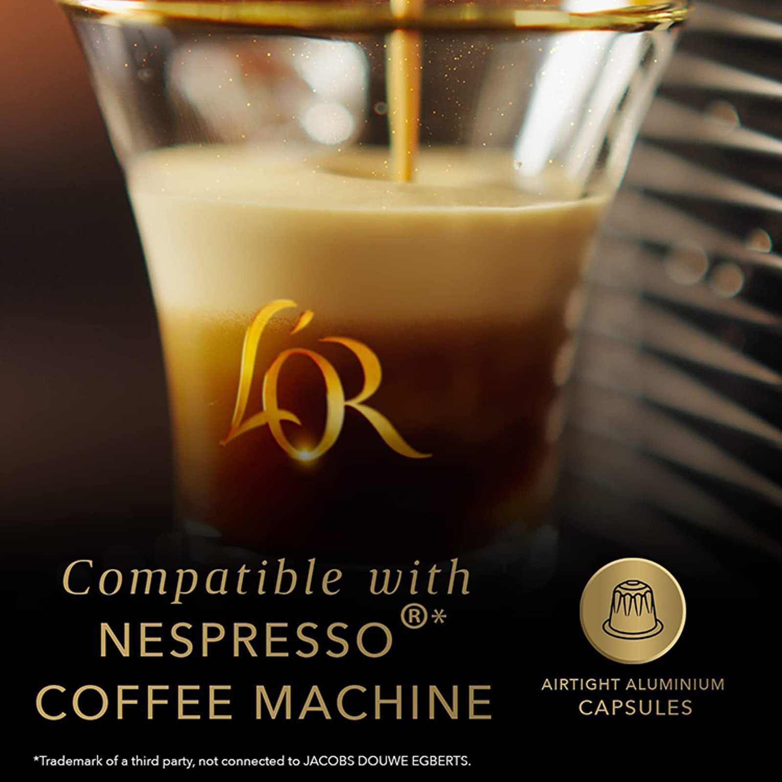 L’OR Espresso Colombia Intensity 8 Aluminium Coffee Capsules Compatible With Nespresso Machines 100 capsules - Image 3