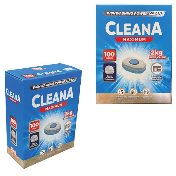 Cleana Dishwashing Tablets 100pk