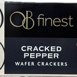 OB Finest Cracked Pepper Wafer Crackers 100g